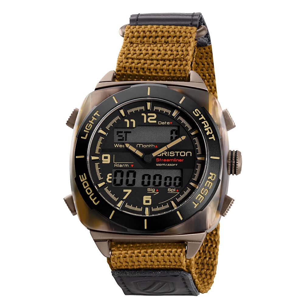 Briston STREAMLINER Acetátový Streamline Streamline Adventure Bronz ADVENTURE/Hodinky -