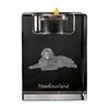 Newfoundland, Newfs, Newfies – Candle Holder with Dog Photo, Crystal Tealight Holder |