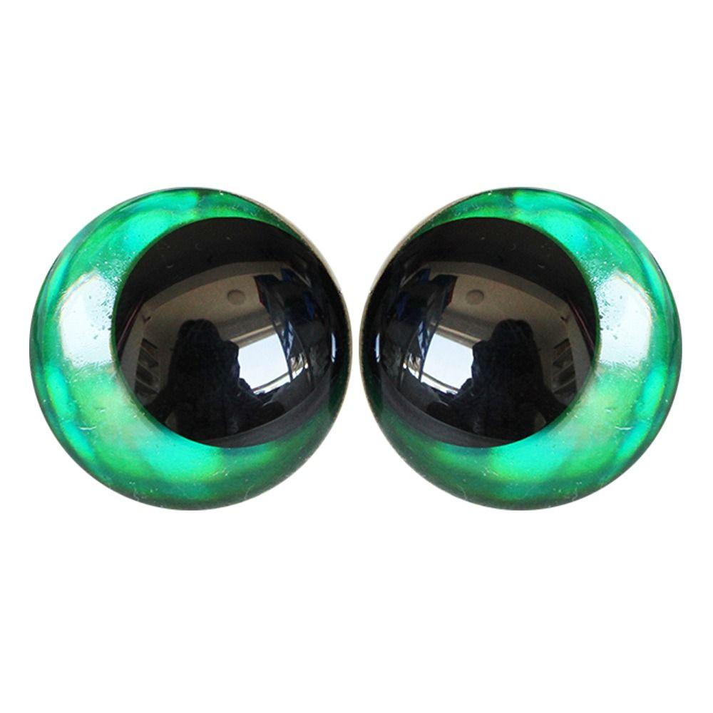 

10 пар 3D эксцентричных глаз с блестками, накладные глаза, мультяшная кукла с круглыми глазами зелёный