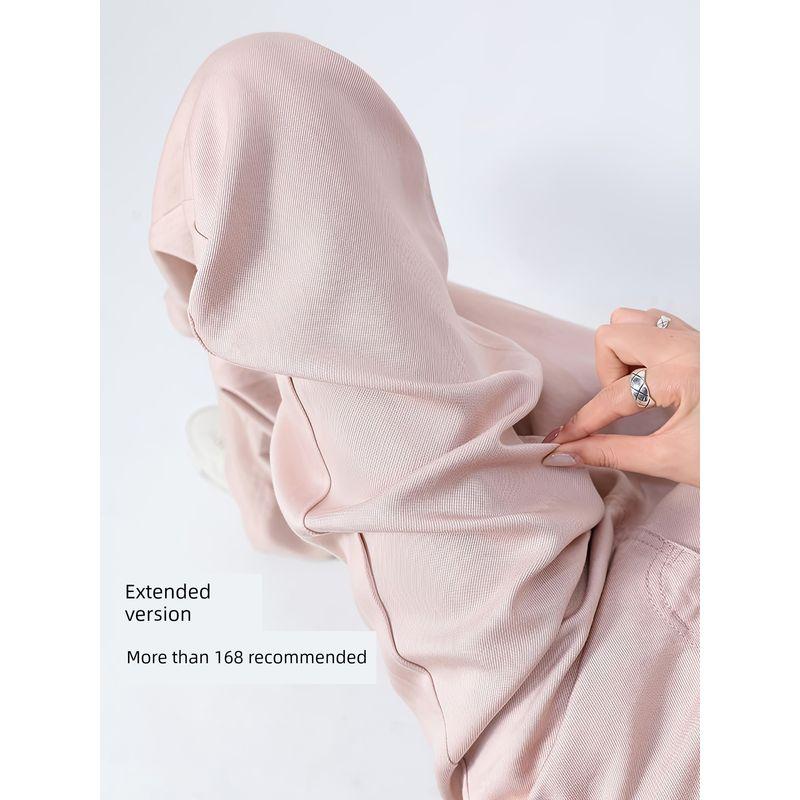 mm Black Tencel Female Summer Fat Sister Drape Denim Pink, Extended Length 2XL