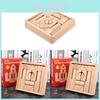 Wooden Kids Toy Building Blocks With Natural Grain Pieces For Cognitive Development