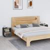 VidaXL Bedside Tables 2 Pcs Grey 40x34x45 Cm Solid Pine Wood818300