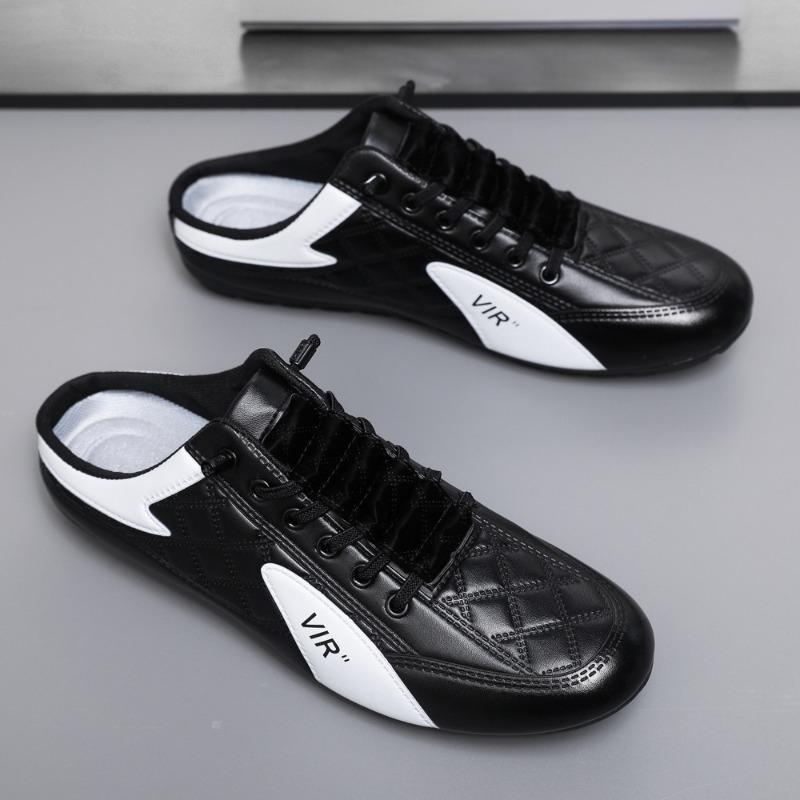 

Summer men s half slippers new simple fashion men s shoes casual shoes young and young pedal trendy shoes 39