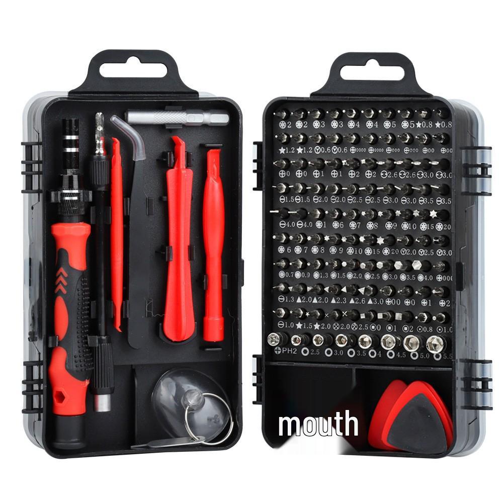 115-in-1 Chrome Vanadium Steel Clock & Phone Repair Tool Set