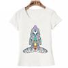 Yo Ga Girl Multi Arms Chakra Buddha Mandala Chakra Power Centers Zen T Shirt Summer