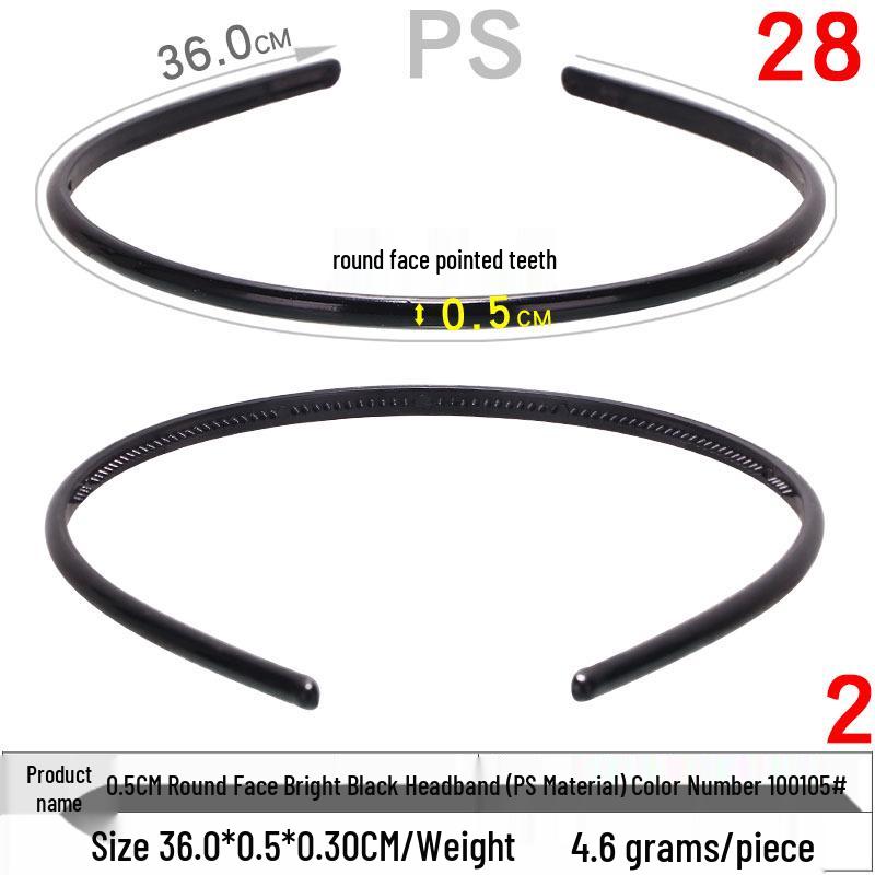 Unisex Invisible Sports Iron Headband - Korean Style Wave Hair Clip.