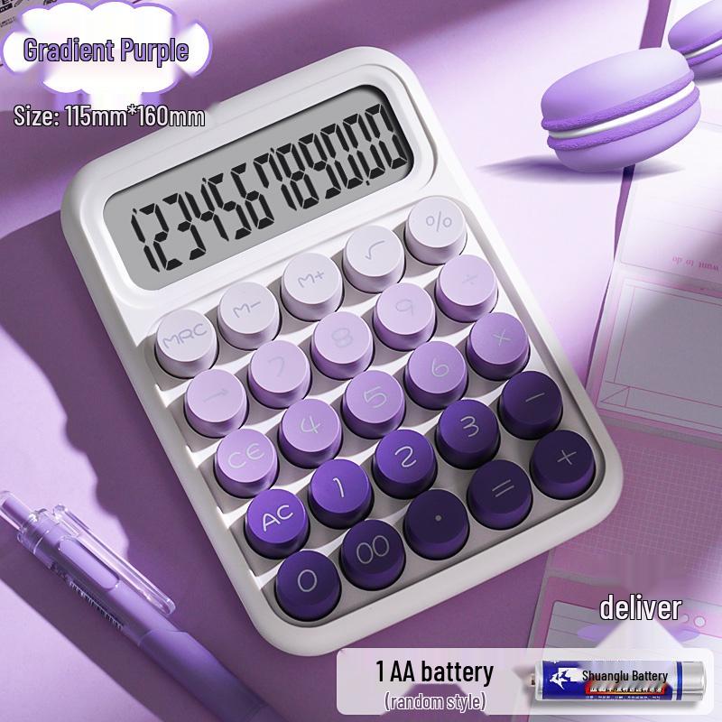 High-Value Flexible Office Calculator for Students and Professionals with Cute Design and Voice Functionality