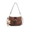 Vintage Autumn Underarm Bag Women'S Fashion French Splicing Contrasting Color Pea Bag Shoulder Baguette Bag