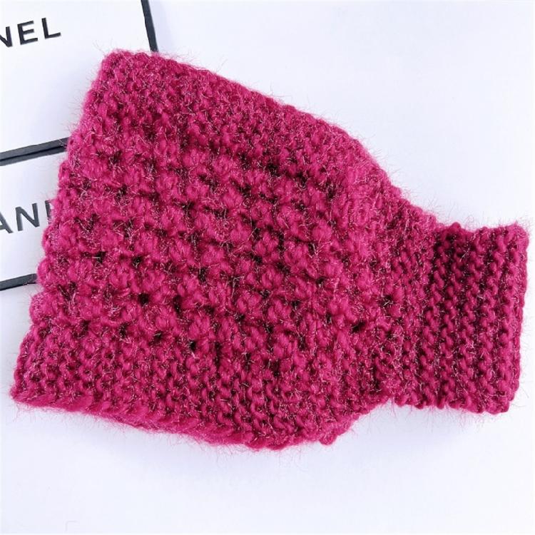 Woman Thicken Knit Hairband Wide Headband Earmuffs Hat for Girls Shopping