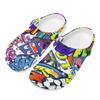 Women Men Printed EVA Clogs Lightweight Breathable Slip On Garden Beach Pool Bathroom Home Casual Sandals Indoor Outdoor Wear
