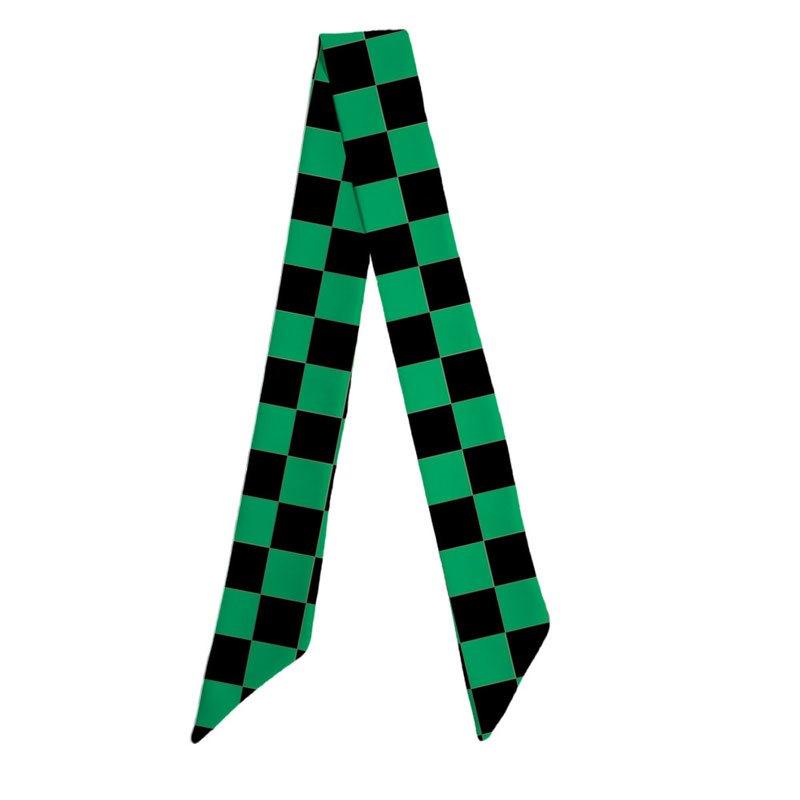 Demon Slayer: Kimetsu No Yaiba, with A Flowing Silk Scarf Headband and Hair Tie, Cosplays The Anime Butterfly Ninja Nezuko Tanjiro