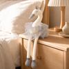Swan Stuffed Animal with Tulle Skirt Soft Crowned Toy Child-Safe