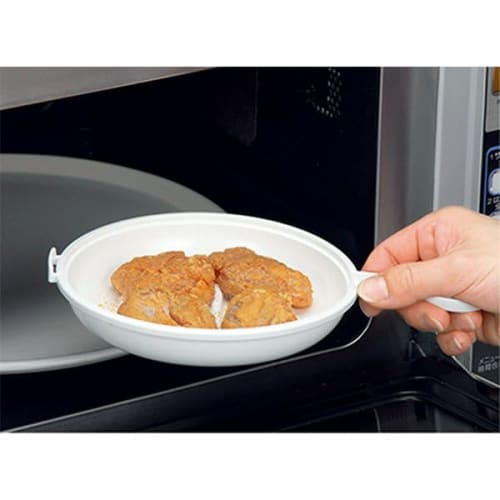 NEIGHBOR CLOWN Microwave Fried Chicken [Make Fried Chicken In the Microwave] Microwave Cookware, Time-Saving Cooker, Made In Japan, Includes RC Sticke
