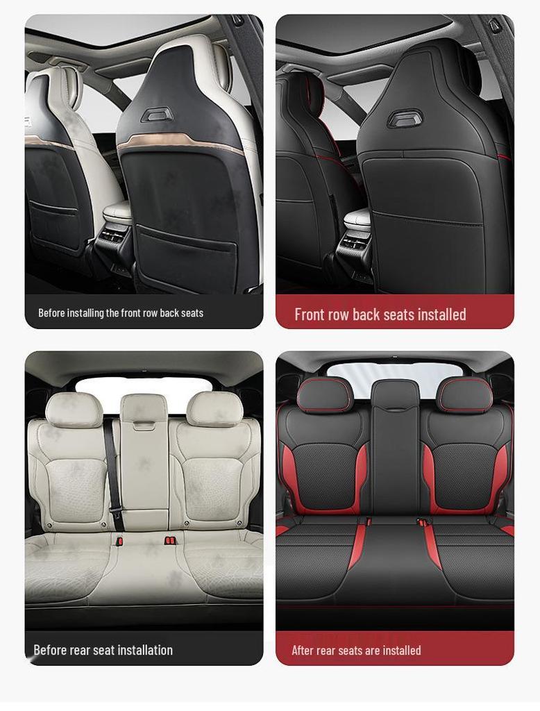 Lynk&Co 08 Seat Cover: Full Coverage, Four Seasons, Full Surround Leather Cushion.