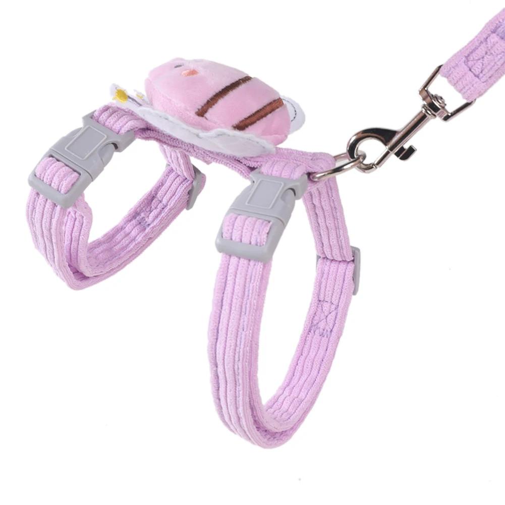 Cat Product Pet Traction New Cute Pattern Comfortable Dog Cat Collar Adjustable Long Strip Pet Harness Belt