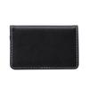 Přenosné kožené pouzdro na vizitky, peněženka, pouzdro na kreditní karty(Černá)