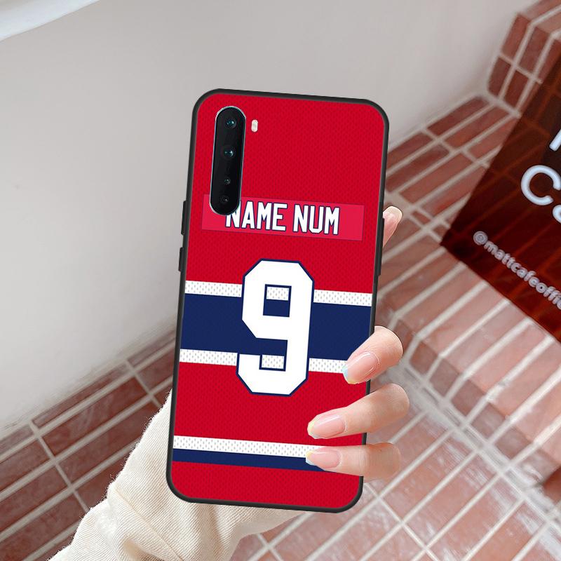 Ice Hockey Personalised Case For OnePlus 15 13 12 11 13T 13R 12R 10R 10T 8T OnePlus Nord 5 CE 3 4 Lite N20 N30 Cover