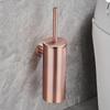 Stainless Steel Bathroom Toilet Brush Holder Accessories Black Toilet Brush Wall Mounted WC Cleaner Brush FR07
