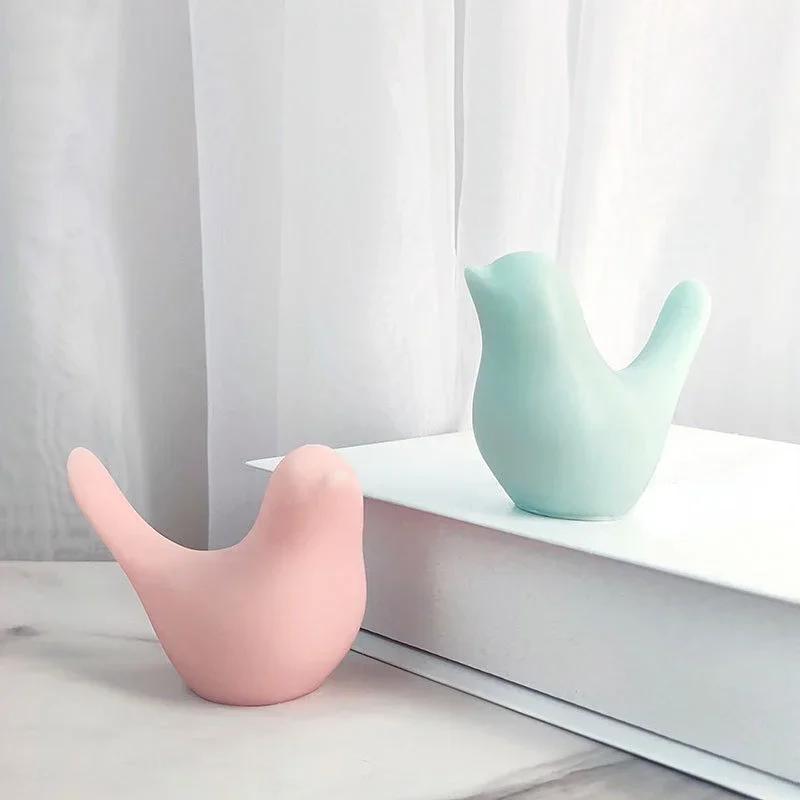 Wedding Souvenir Candle Supplies Nordic Simple Bird Shaped Silicone Mold Homemade Ice Tray Resin Epoxy Mold Home Decoration