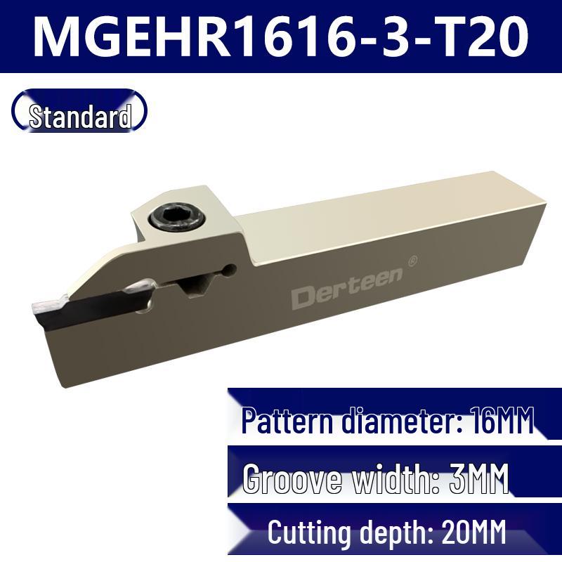 Portautensile per scanalatura tornio MGEHR2020-3-4: Taglio CNC ed Estensione per Scanalatura del Diametro Esterno