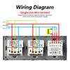 European Standard 228 Smart WiFi Graffiti Switch Socket with Tempered Glass