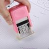 Zurück zu Tinte Selbstfärbende DIY Selbstfärbende Stempel Automatischer Tintenrücklauf Datumsstempel Datumsrad Stempelgriff Konto Stempel