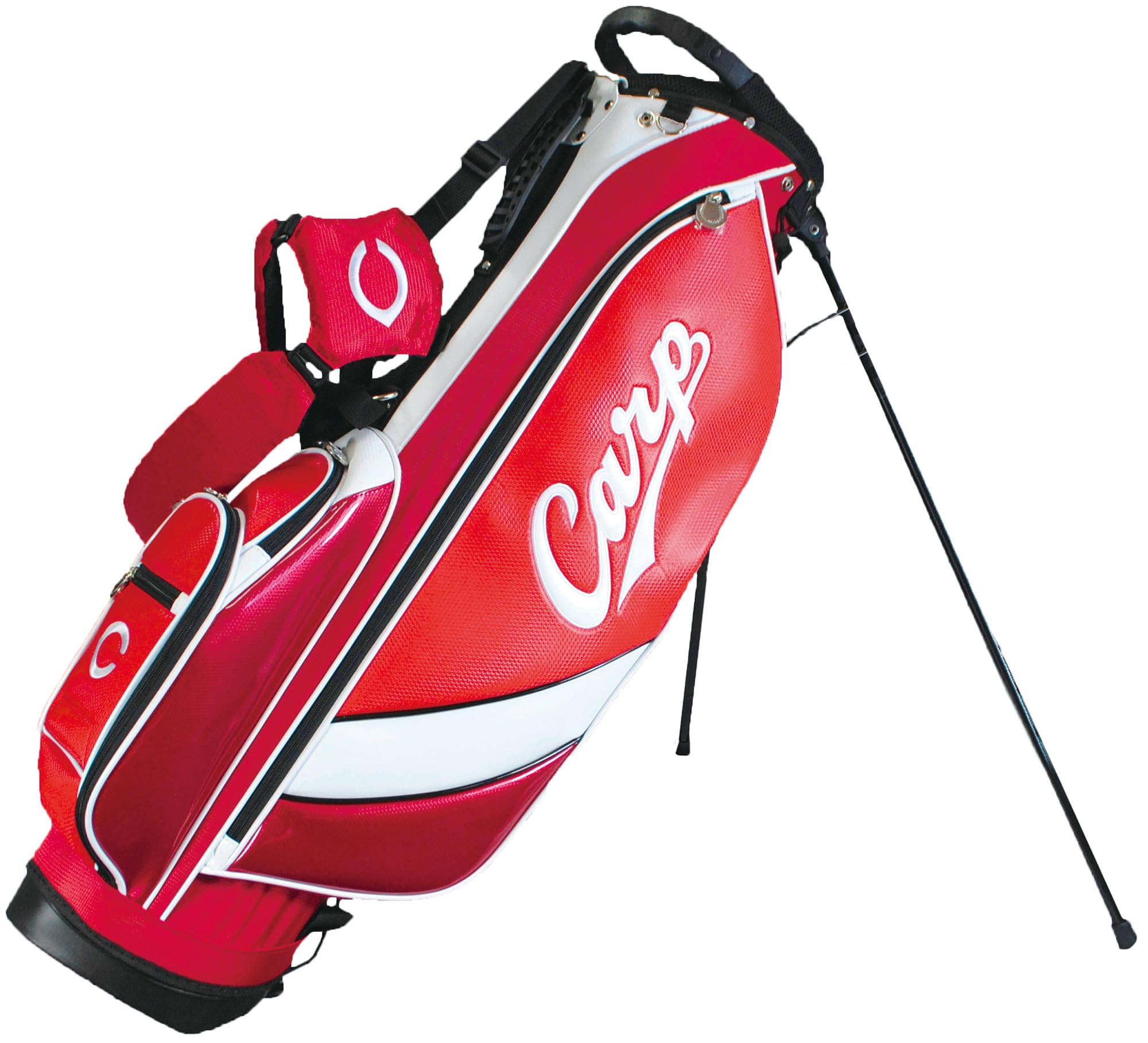 

LEZAX Hiroshima Toyo Carp 7.5 Type Stand Type Caddy Bag Red HCCB-3426