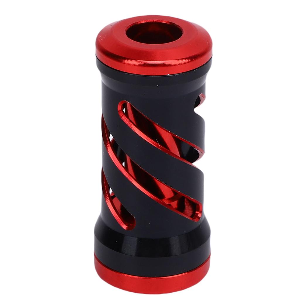 Knob Replacement for S Fishing Reel Lightweight Anti Slip Alloy Fishing Reel Handle Knob with Fittings Black Red