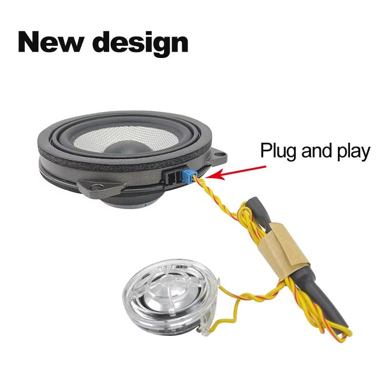 Car 4.5 Inch Horn For BMW F30 G30 G20 G01 F48 F20 F23 F34 3GT X1 X2 Door Panel Midrange Speaker Hi-Fi Audio Loudspeaker Stereo