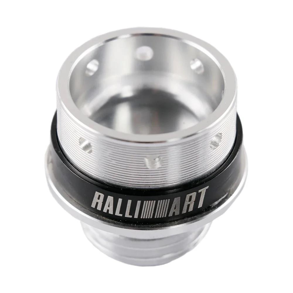 Ralli art Aluminum Engine Oil Tank Cover Cap For Mitsubishi Lancer 2008-2015 Fuel Tank Caps3