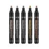 1/5 Pcs Chrome Marker Set Quick Dry Model DIY Paint DIY Art Projects Metal Ceramic Correction Calligraphy Home Office Tool
