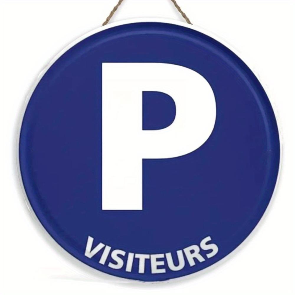 1pc 2d Flat Round Wooden Sign - 20cm No Trespassing On Private Road Warning Video Surveillance Wall Poster Board Courtyard Rigid Safety Sign
