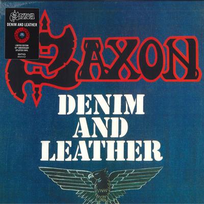 LP-Schallplatte SAXON - Denim und Leder (Rot mit Schwarz S BMGCAT161CLP BMG 2021 Europe Rock