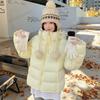 Womens Short Puffer Jacket With Hood Winter 2026 Warm Cotton Coat Loose Fit Casual Outerwear