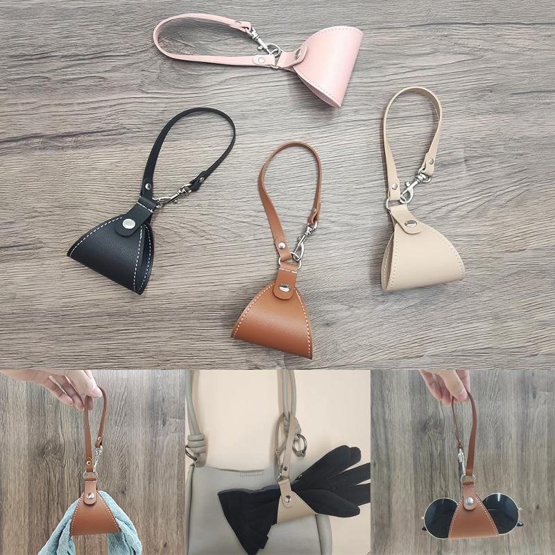 Anti-Lost Pu Hat Clip Travel Sunglasses Clip Portable Outdoor Hat Gloves Scarf Handbag Keychain Clip Organizer