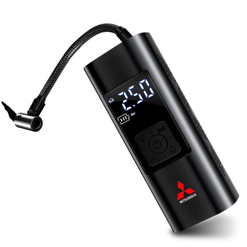 Car Tire Inflator Smart Digital Inflatable Pump Bicycle Boat Air Pump For Mitsubishi Outlander Lancer 10 9 ASX RALLIART Eclipse L200 Pajero