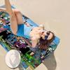 Usagi Yojimbo Microfiber Printed Beach Towel Mountain Climbing Yoga Beach Swimming Running Absorbent Soft Towel