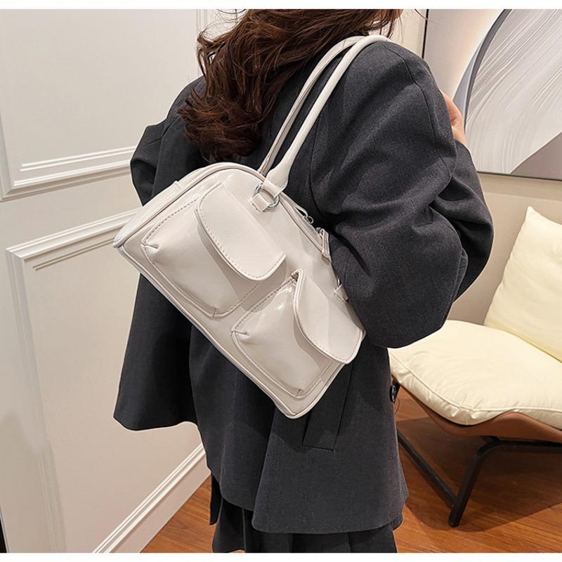 Bowling Bag Niche Boston Single Shoulder Handbag Underarm Bag