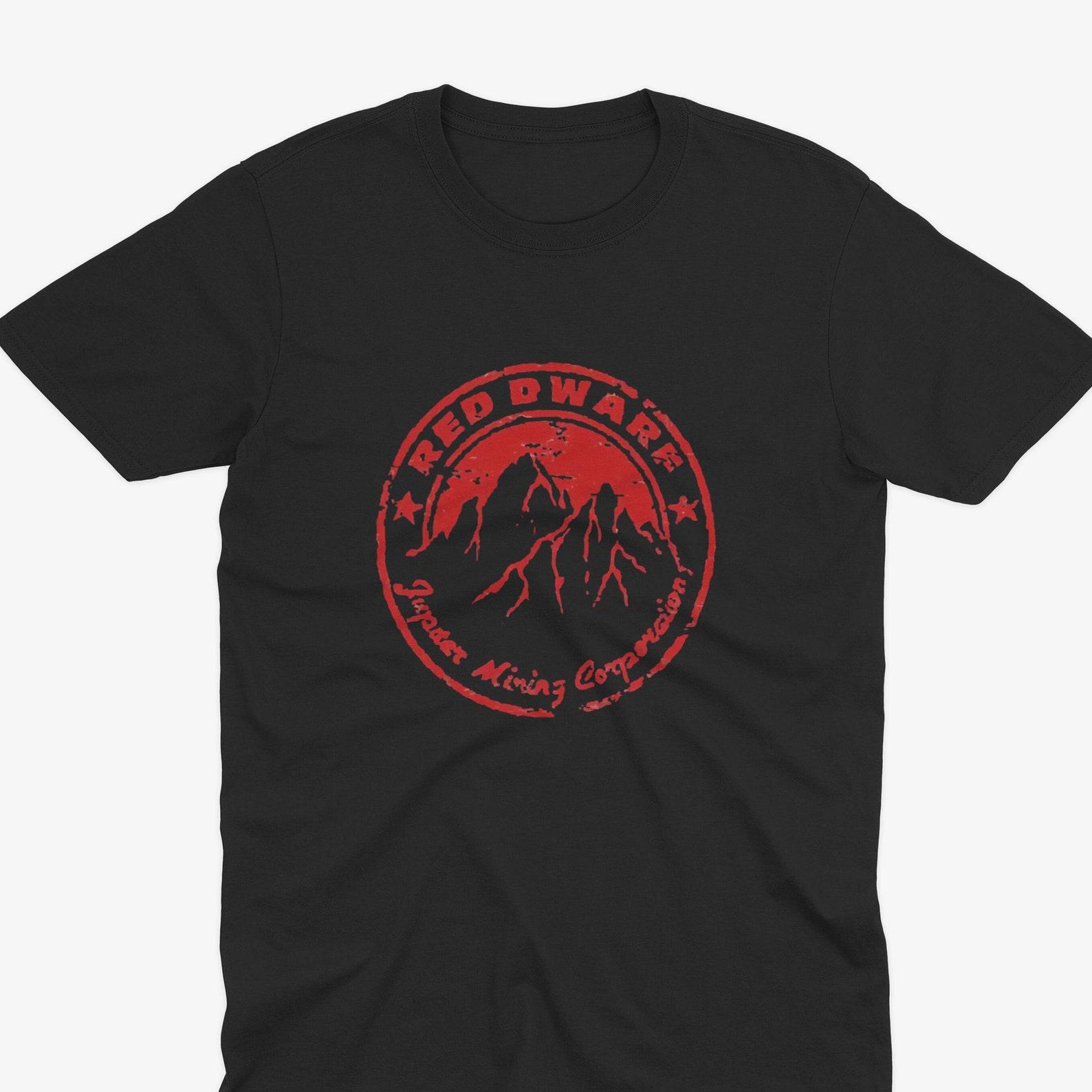 Red Dwarf - Jupiter Mining Corporation T-Shirt, Red Dwarf T-Shirt, Ace Rimmer T-Shirt, Ace Rimmer Tee, Red Dwarf Gift, Smeg Head Red Dwarf 3XL