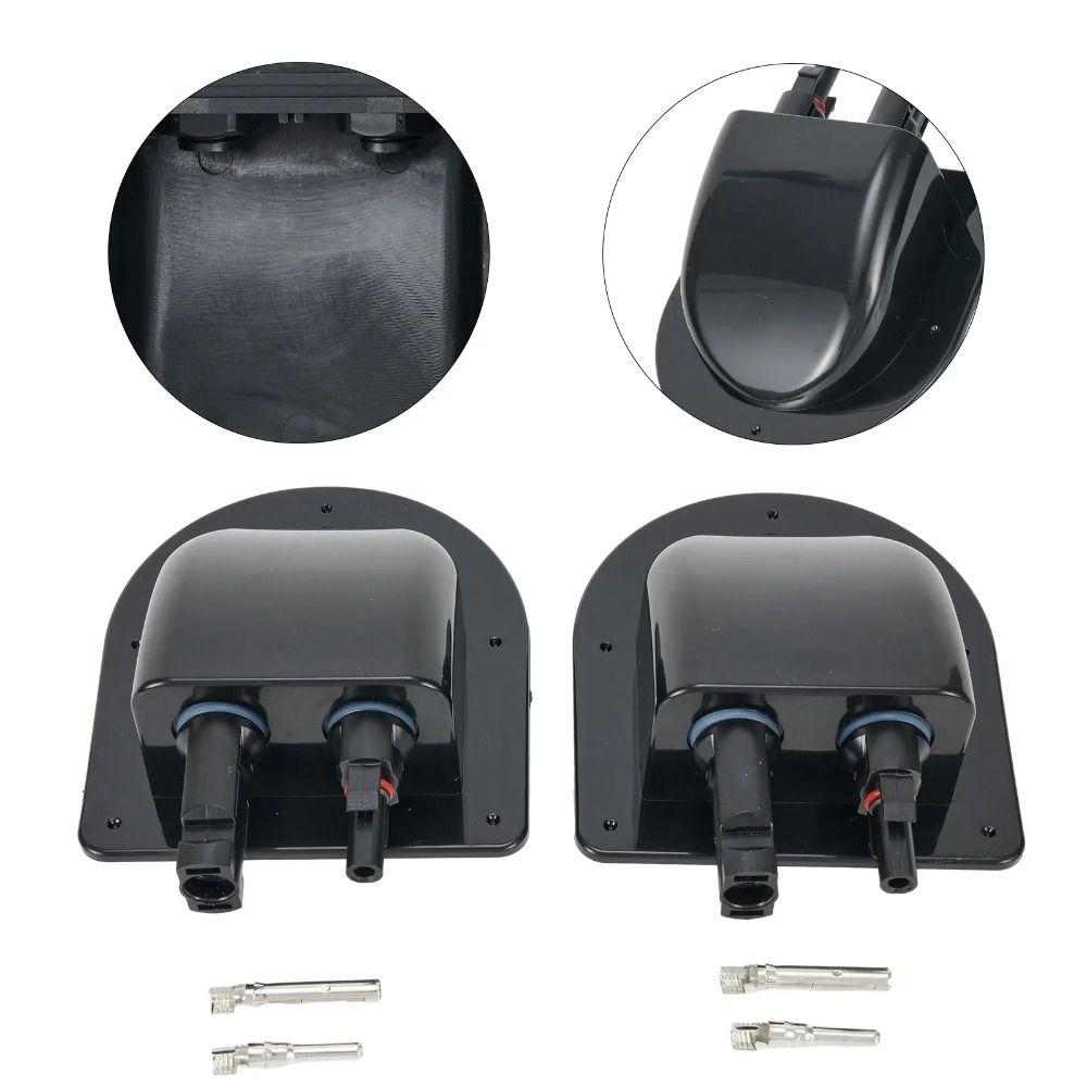 Durable Solar Panel Sealing Box ABS Cable Entry Gland RV Waterproof Box
