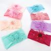 New Mesh Star Flower Headband, Baby Nylon Headscarf Headgear Babyhead