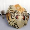 Tiger with Bamboo Leaves  Pattern, Automatic Folding Umbrella, Portable and Foldable Design, 8 Ribs, a Christmas or Birthday Gift.