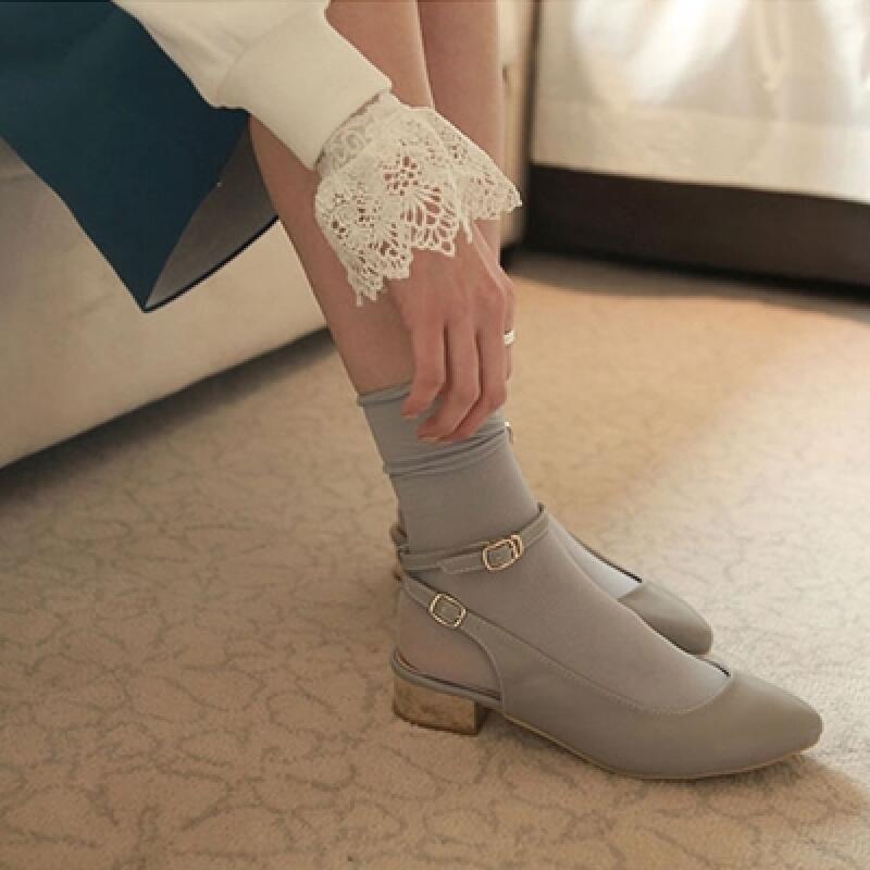1204 Tube Cotton Socks 18_Neon Orange