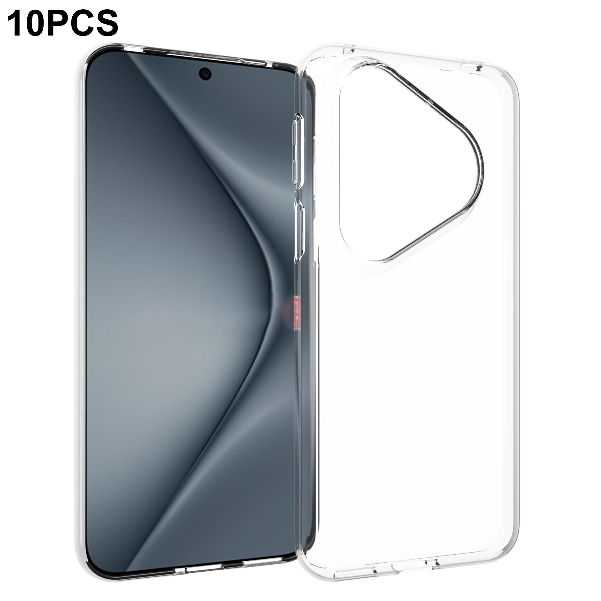 

10Pcs/Pack For Huawei Pura 80 Pro Case Watermark Free TPU Protective Clear Phone Cover A