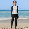 Tuolangshi Women's Long Sleeve Split Swimsuit Set H9667