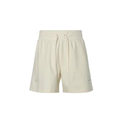 Solid Color Elastic Waist Straight Leg Shorts Women Bottoms HZ7060