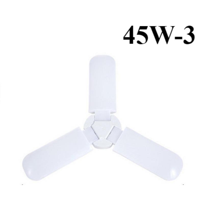 E27 LED Light Garage Lights 3800LM Led Garage Ceiling Lights Deformable Led Garage Lights With 4 Ajustable Panels
