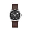 Khaki Aviation Pilot 39mm Black Dial Brown Leather Wristwatch H76305530