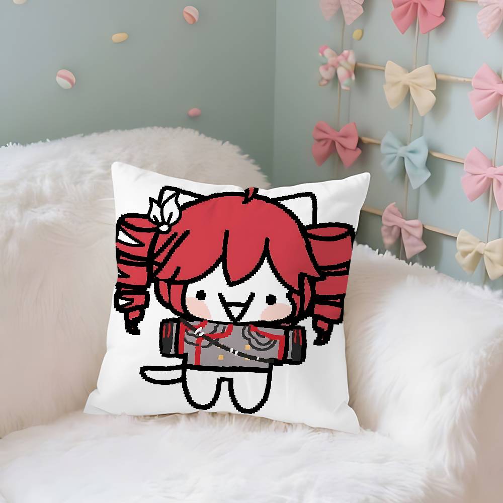 Virtual Singer A-Akita N-Neru Case Plush Fabric Soft Pillowcase Double Sided Print Cushion Cover Household Gifts