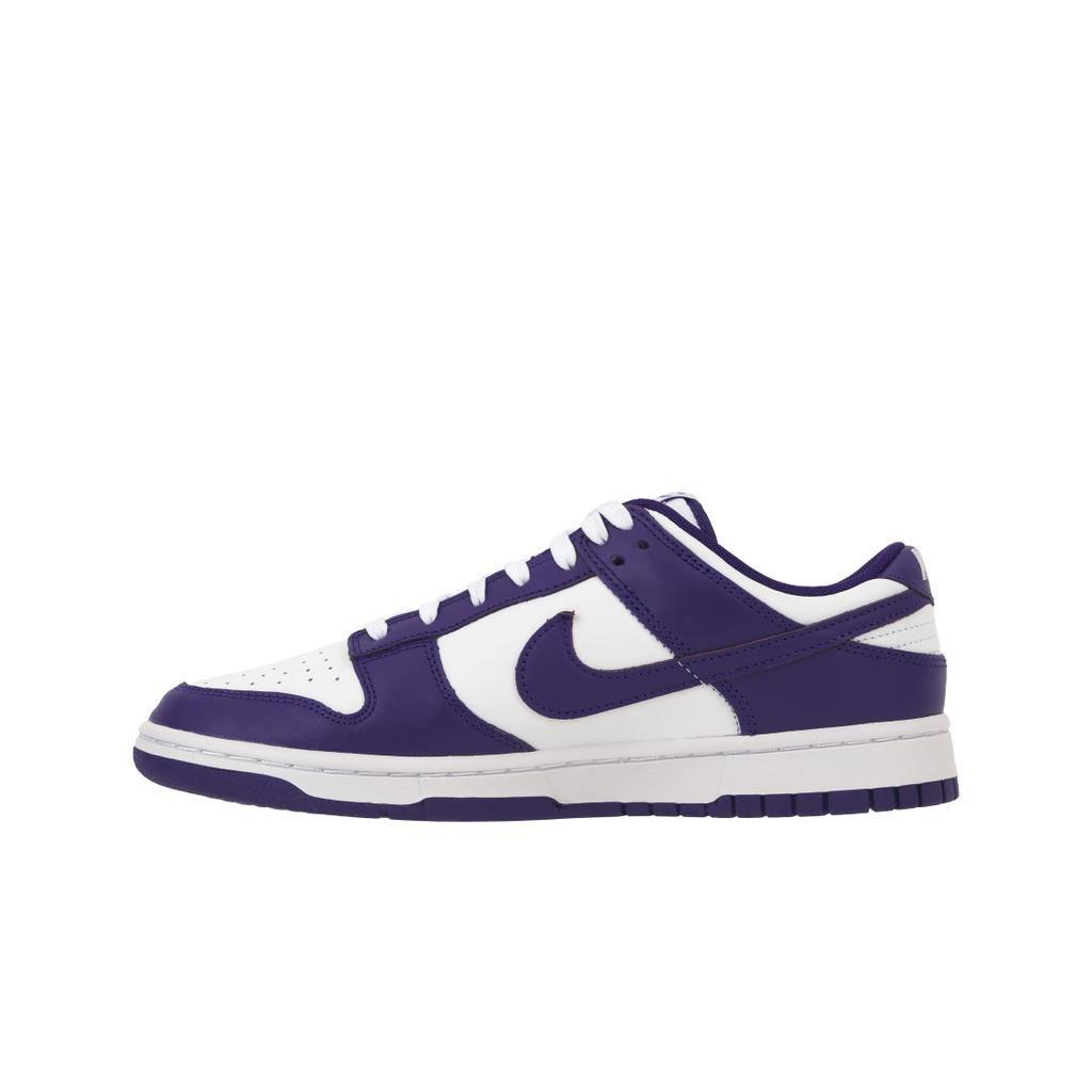 Nike Tênis Dunk Low Championship Roxo Masculino Branco Court-Roxo DD1391-104